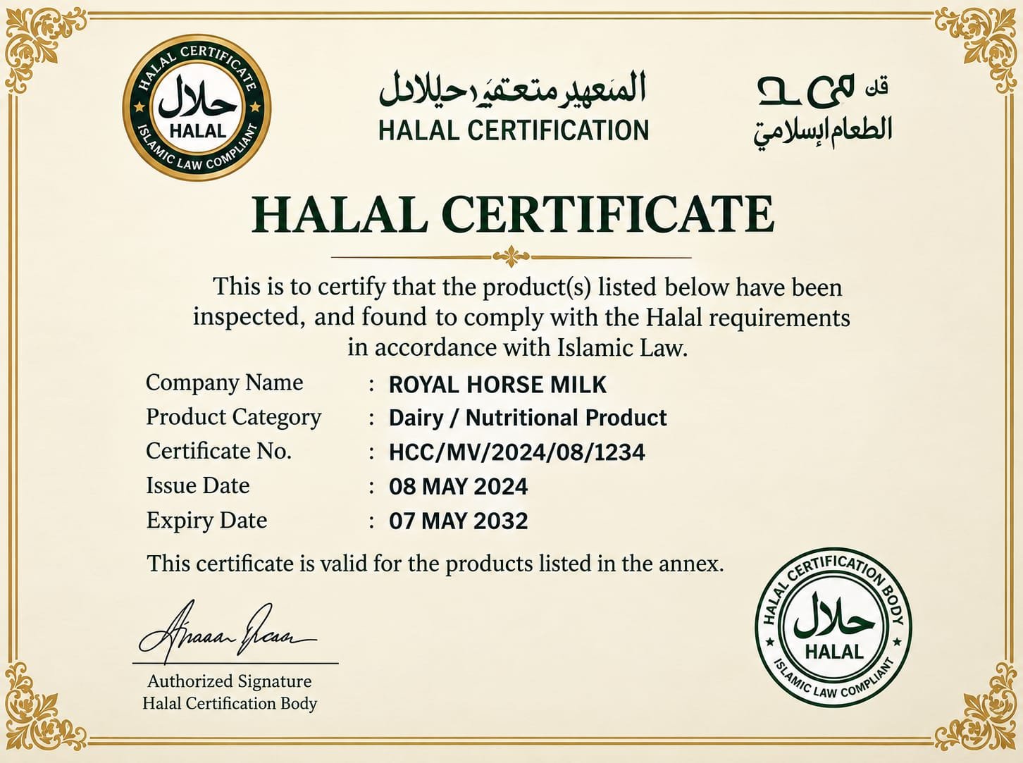 Certificate 1